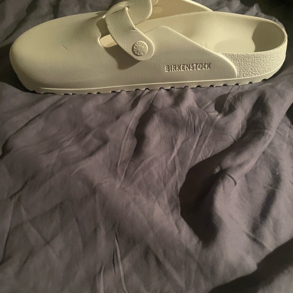 Birkenstock White Clogs